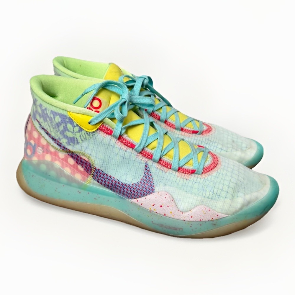 Nike KD 12 EYBL Peach Jam Basketball Shoes Men's Size 13 CK1195-300 Rare